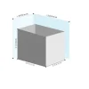 Abfallsammler grau 2x 15 Einbau Mülleimer 2er Küchen Mülltrennung Soft Closing