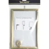 Absperrpfosten Aufsatz Informationsschild Classic Edelstahl DIN A4 gold