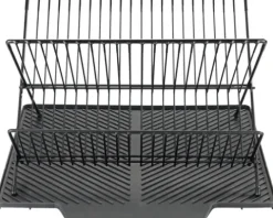 Abtropfmatte Wenko Nelia mit Gestell schwarz 54771100