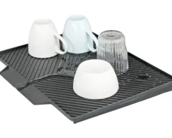 Abtropfmatte Wenko Nelia mit Gestell schwarz 54771100