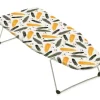ADOB Tischbügelbrett Minibügelbrett kleines Bügelbrett, 70 x 30 cm, klappbar, Motiv Baumwollbezug abnehmbar und waschbar