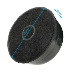 Aktivkohlefilter für Juno 9029798809 / ECFB03 (2 Stück)