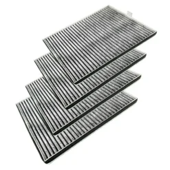 Aktivkohlefilter für Miele DKF17-P / 7932330 (4 Stück)