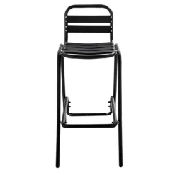 Aluminium-Hocker 62 x 45 x 95 cm - Oviala