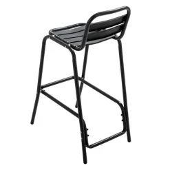 Aluminium-Hocker 62 x 45 x 95 cm - Oviala