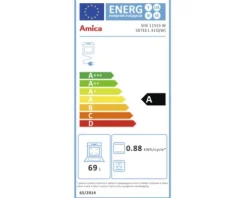 Amica Herdset SHE 11555 W Nutzvolumen 67 l Maße BxHxT 50 cm x 85 cm x 60 cm