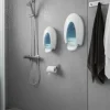 Aquarius Schaumdesinfektionsmittelspender wandmontiert Kleenex 1L Schaumseifenspender Desinfektionsmittel Dosierer hygienisch robust langlebig wartungsarm Seifenspender Bad Küche Gewerbe Hygiene Spender System```