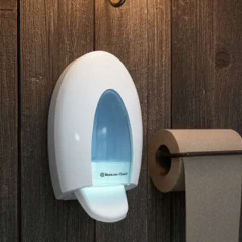 Aquarius Schaumdesinfektionsmittelspender wandmontiert Kleenex 1L Schaumseifenspender Desinfektionsmittel Dosierer hygienisch robust langlebig wartungsarm Seifenspender Bad Küche Gewerbe Hygiene Spender System```