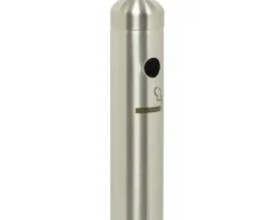 Aschenbecher Pfosten freistehend Edelstahl 100 cm (ohne Fuß)