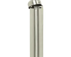 Aschenbecher Pfosten freistehend Edelstahl 100 cm (ohne Fuß)