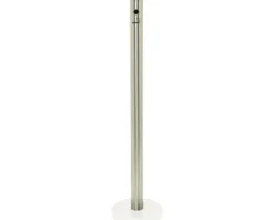Aschenbecher Pfosten freistehend Edelstahl 100 cm (ohne Fuß)