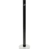 Aschenbecher Pfosten freistehend Edelstahl schwarz 100 cm (ohne Fuß)