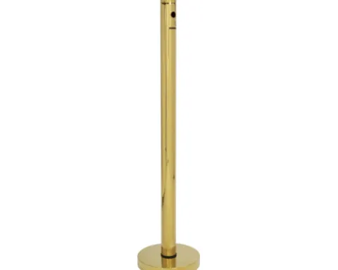 Aschenbecher Pfosten freistehend Edelstahl gold 104 cm inkl. Fuß
