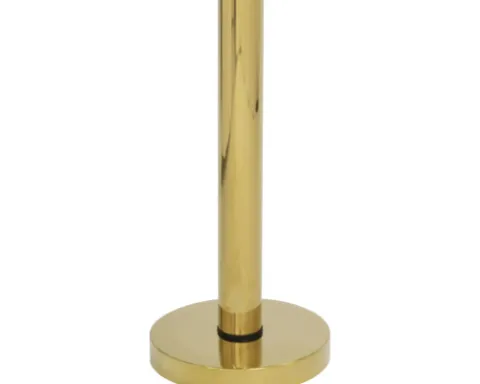 Aschenbecher Pfosten freistehend Edelstahl gold 104 cm inkl. Fuß