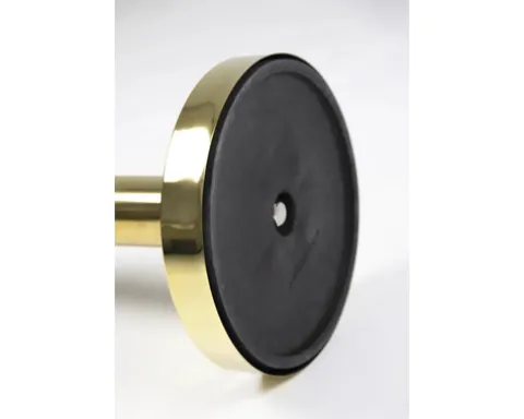 Aschenbecher Pfosten freistehend Edelstahl gold 104 cm inkl. Fuß