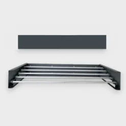 Ausziehbarer Balkon-Wäscheständer Foxydry Hide 71 cm aus Aluminium – wetterfest, platzsparend, Tragkraft 25 kg