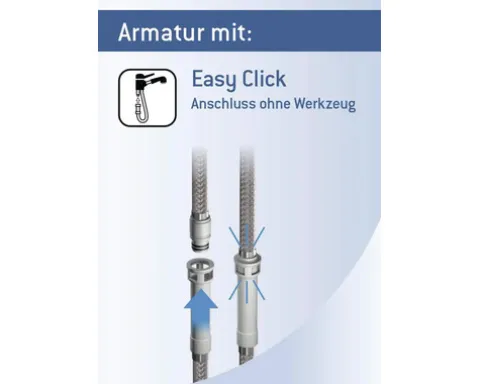 AVITAL Niederdruckarmatur mit Brause ESTERIL chrom