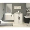 Baden Haus Waschmaschinenschrank Space BxHxT 70 x 93 x 73 cm cm gebürstet cremeweiß