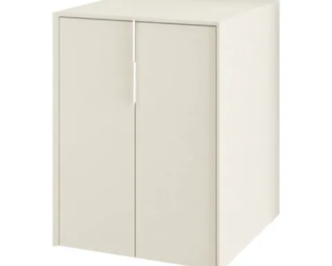 Baden Haus Waschmaschinenschrank Space BxHxT 70 x 93 x 73 cm cm gebürstet cremeweiß