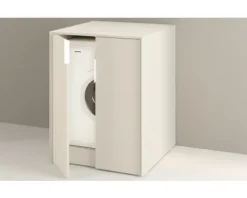 Baden Haus Waschmaschinenschrank Space BxHxT 70 x 93 x 73 cm cm gebürstet cremeweiß