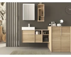 Baden Haus Waschmaschinenschrank Space BxHxT 70 x 93 x 73 cm Eiche bruges
