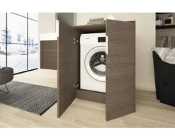Baden Haus Waschmaschinenschrank Space BxHxT 70 x 93 x 73 cm cm Esche dunkel