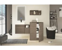 Baden Haus Waschmaschinenschrank Space BxHxT 70 x 93 x 73 cm cm Esche dunkel
