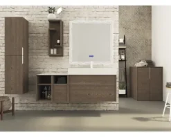 Baden Haus Waschmaschinenschrank Space BxHxT 70 x 93 x 73 cm cm Esche dunkel