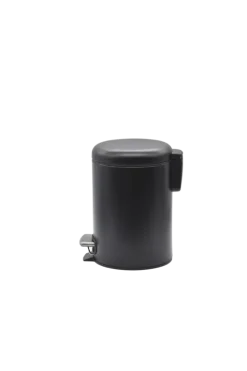 Bad Mülleimer 3L mit Pedal Soft-Close Schwarz