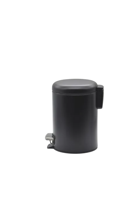 Bad Mülleimer 3L mit Pedal Soft-Close Schwarz