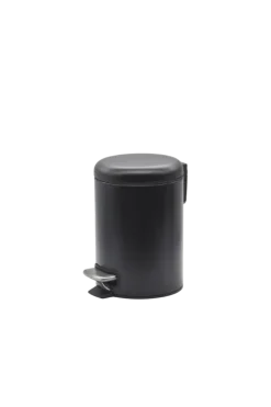 Bad Mülleimer 3L mit Pedal Soft-Close Schwarz