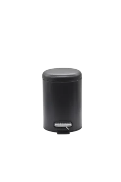 Bad Mülleimer 3L mit Pedal Soft-Close Schwarz