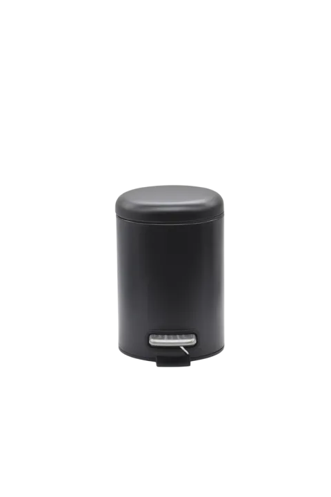 Bad Mülleimer 3L mit Pedal Soft-Close Schwarz