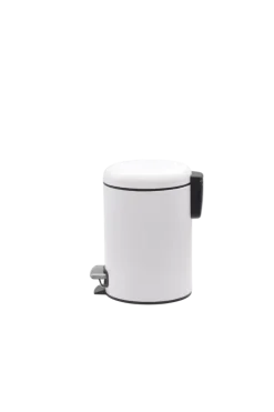 Bad Mülleimer 3L mit Pedal Soft-Close Weiß