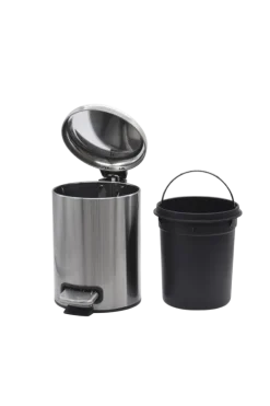 Bad Mülleimer 3L mit Pedal Soft-Close Chrom