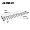 Balkon-Wäscheständer Foxydry Duo 82 cm aus Aluminium – beidseitig klappbar, wetterfest, Tragkraft 15 kg