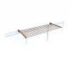 Balkon-Wäscheständer Foxydry Duo 118 cm aus Aluminium – beidseitig klappbar, wetterfest, Tragkraft 15 kg