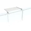 Balkon-Wäscheständer Foxydry Duo 82 cm aus Aluminium – beidseitig klappbar, wetterfest, Tragkraft 15 kg