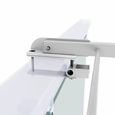 Balkon-Wäscheständer Foxydry Duo 102 cm aus Aluminium – beidseitig klappbar, wetterfest, Tragkraft 15 kg