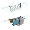 Balkon-Wäscheständer Foxydry Duo 102 cm aus Aluminium – beidseitig klappbar, wetterfest, Tragkraft 15 kg