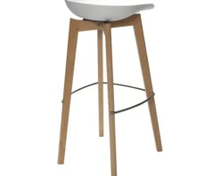 Barhocker Veba Keeve 88 x 47 x 53 cm Holz weiß niedrig