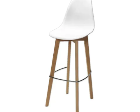 Barhocker Veba Keeve 119 x 47 x 53 cm Holz weiß