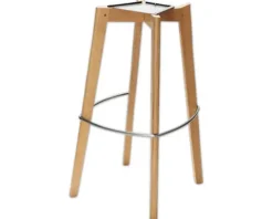 Barhocker Veba Keeve 119 x 47 x 53 cm Holz weiß