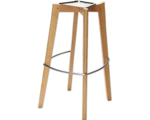 Barhocker Veba Keeve 119 x 47 x 53 cm Holz weiß