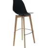 Barhocker Veba Keeve 119 x 47 x 53 cm Holz schwarz