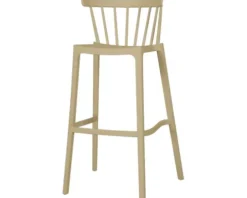 Barhocker Windson Outdoor Kunststoff 55×53×103 cm stapelbar sand