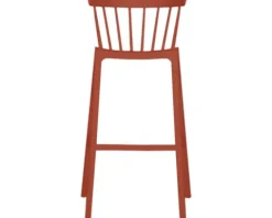 Barhocker Windson Outdoor Kunststoff 55×53×103 cm stapelbar terracotta