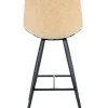 Barstuhl Frances 400 2er-Set Taupe / Schwarz