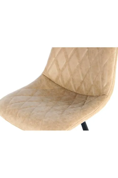 Barstuhl Frances 400 2er-Set Taupe / Schwarz