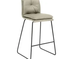 Barstuhl Mayer Sitzmöbel 1231 48,5 x 51,5 x 90 cm Stahl schwarz/taupe 1231_K3_30484